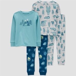 Carter’s long sleeve 2-piece pajama bundle, NWT
